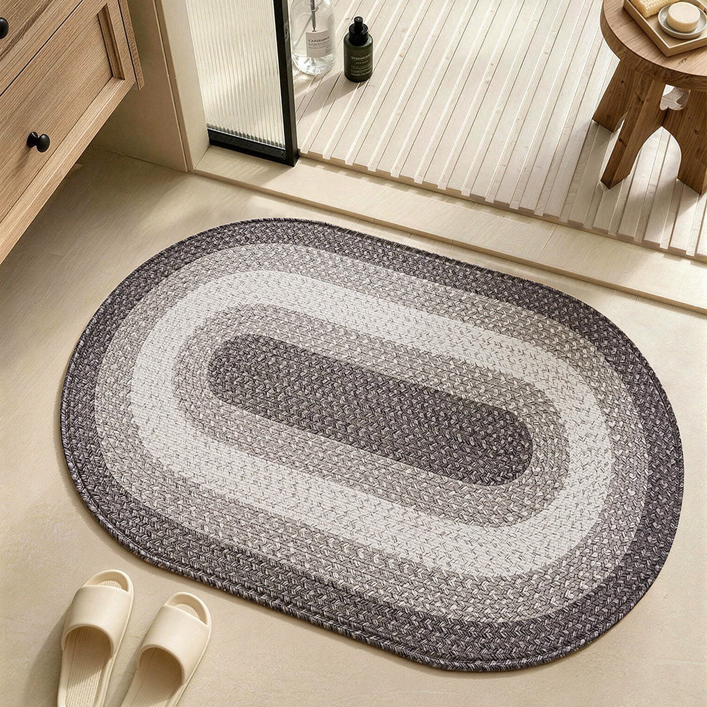 Natural Fiber Bath Rug