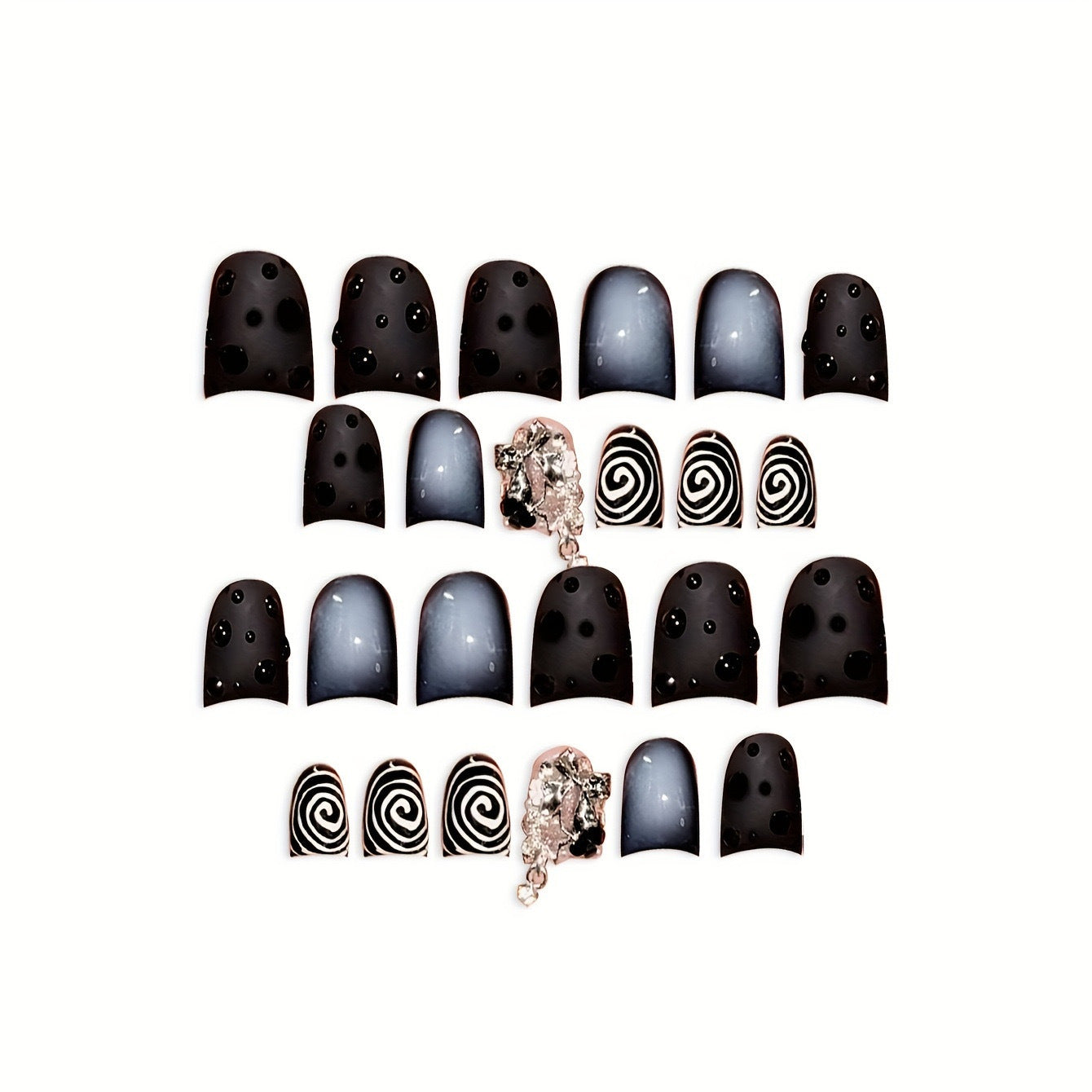 Stylish Press-On Nail Art Set Acalora