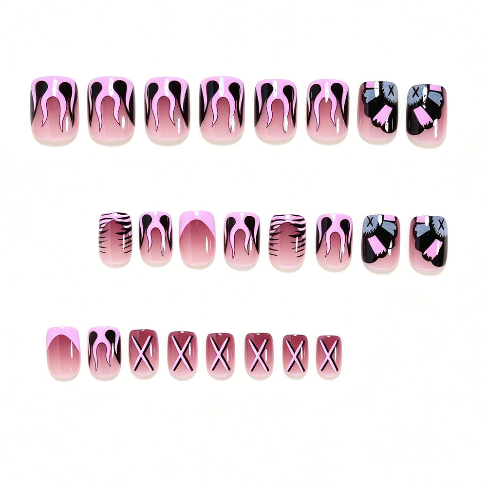 Artistic Long Nail Design Tips with Unique Patterns Acalora
