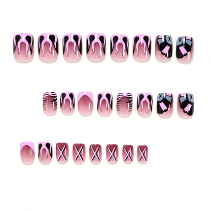Artistic Long Nail Design Tips with Unique Patterns Acalora