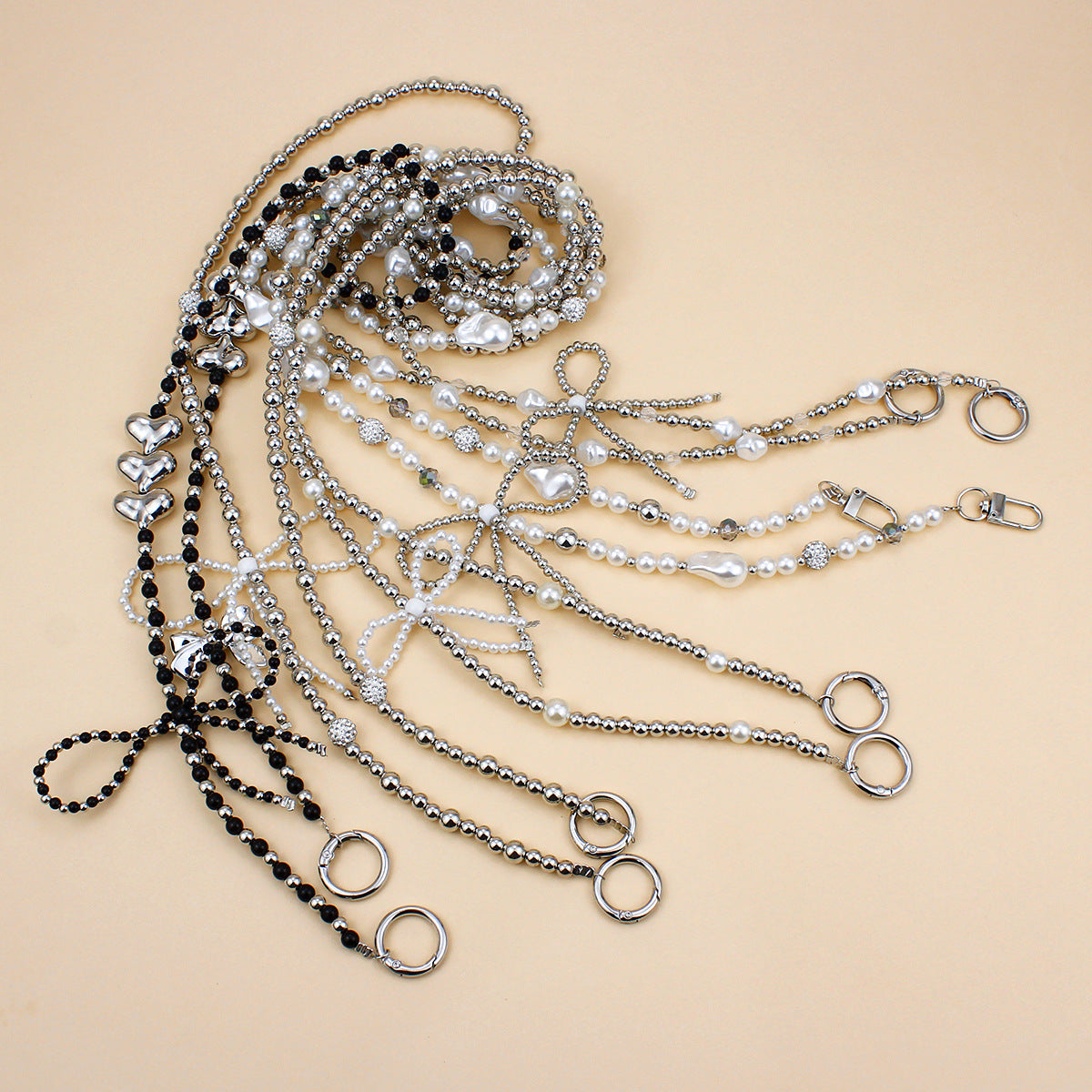 Elegant Pearl and Silver Necklace Acalora