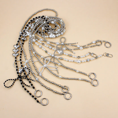 Elegant Pearl and Silver Necklace Acalora