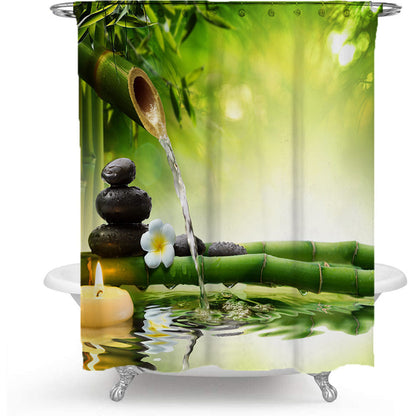 Tranquil Zen Nature Shower Curtain