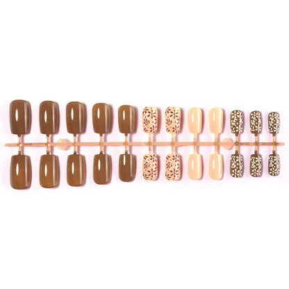 Premium Press-On Nail Set with Artistic Designs Acalora