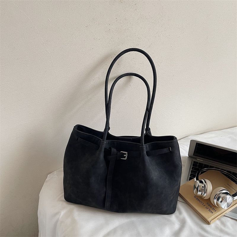 Versatile Leather Tote Bag Acalora