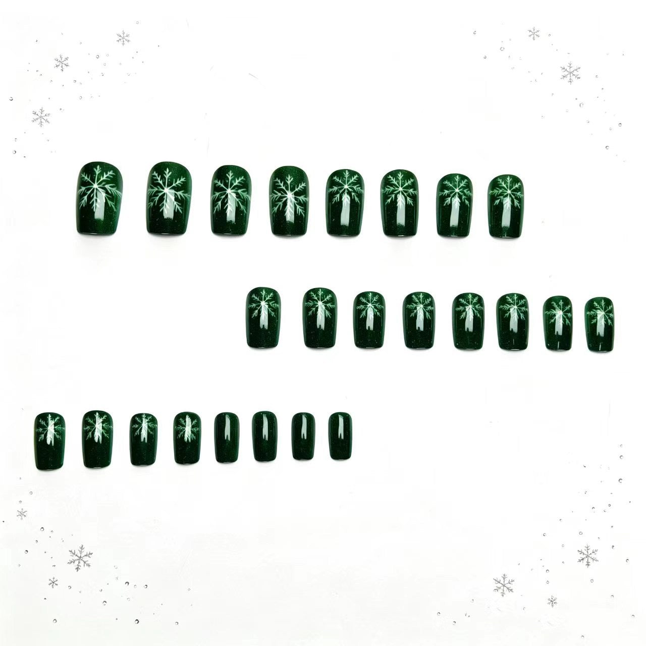 Winter-Themed Nail Art Acalora