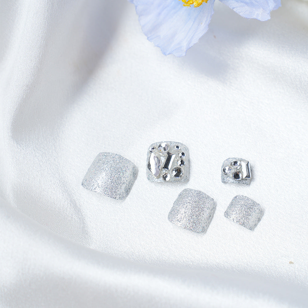 Glittering Press-On Nail Art Set Acalora