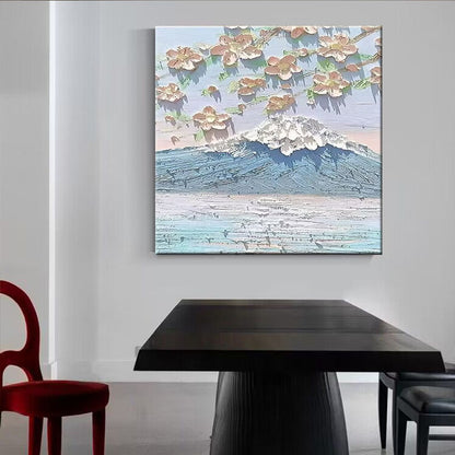 Textured Floral Landscape Canvas Art