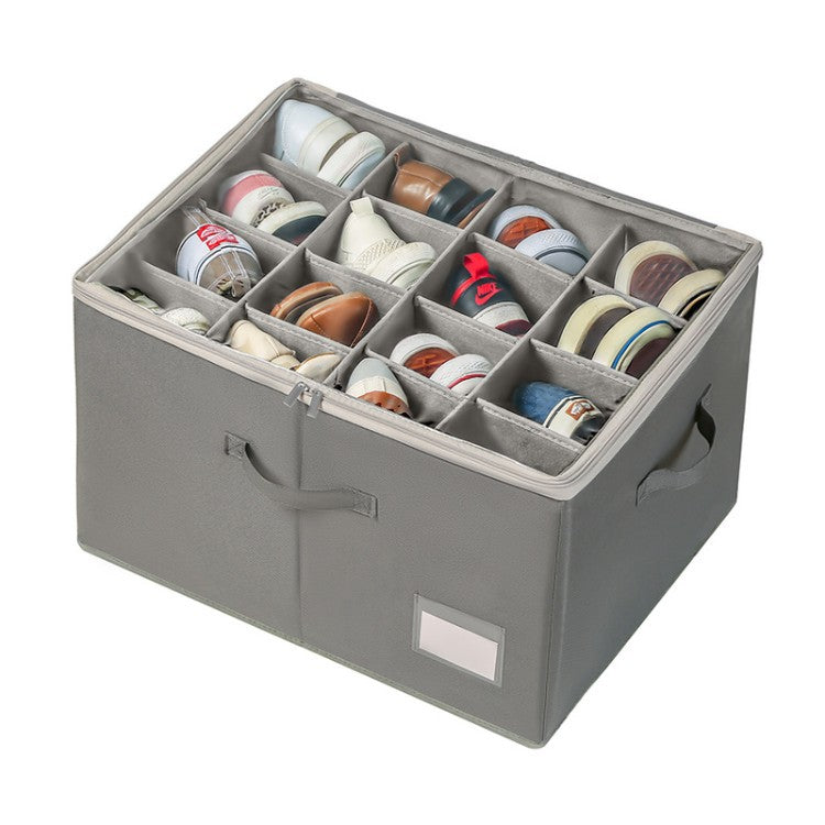 Multifunctional shoe storage box with compartments Acalora