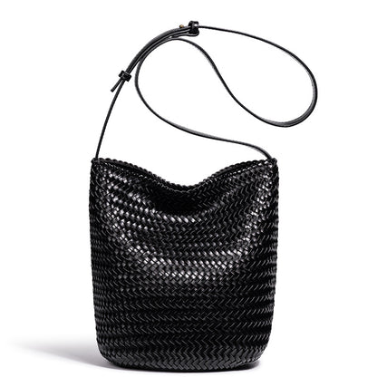 Handcrafted Woven Bucket Bag Acalora