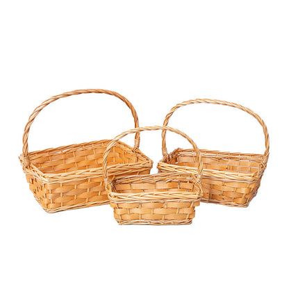 Handcrafted Woven Storage Baskets Set Acalora
