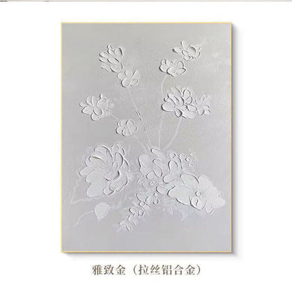 Textured Floral Wall Art