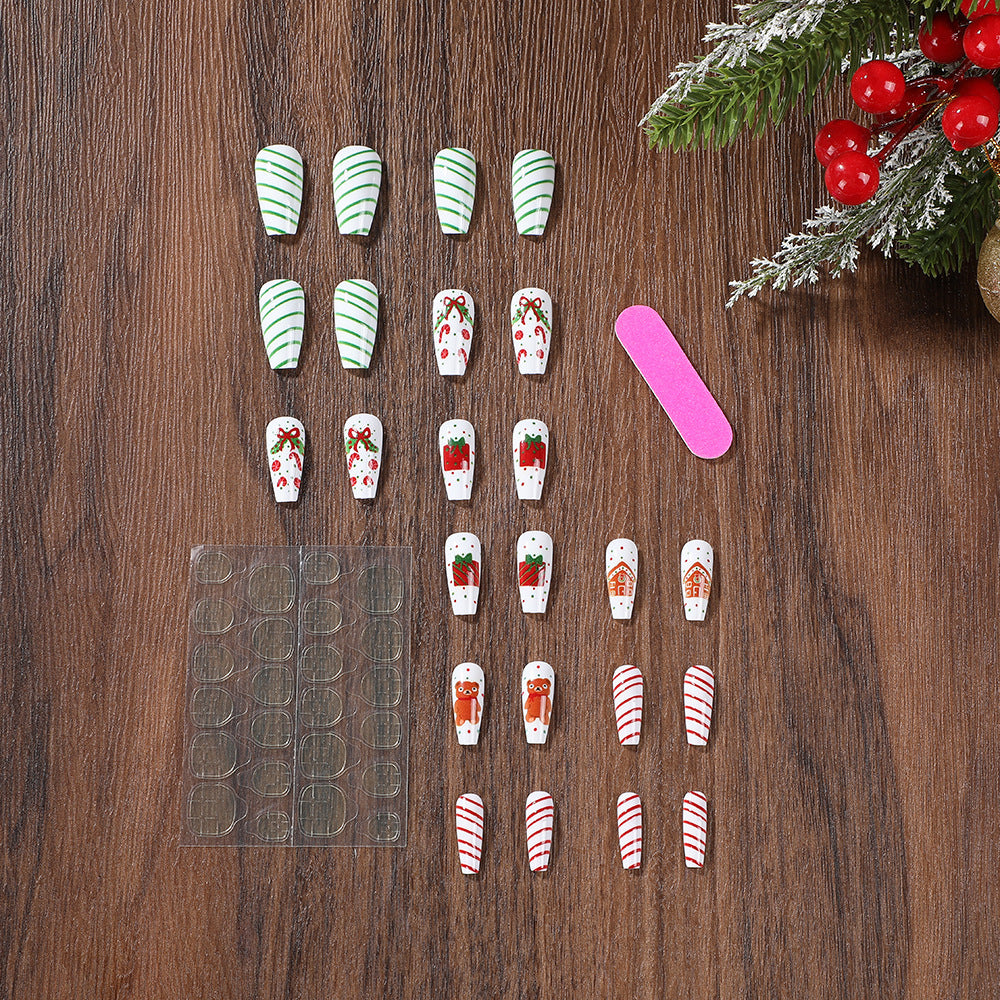 festive nail tips Acalora