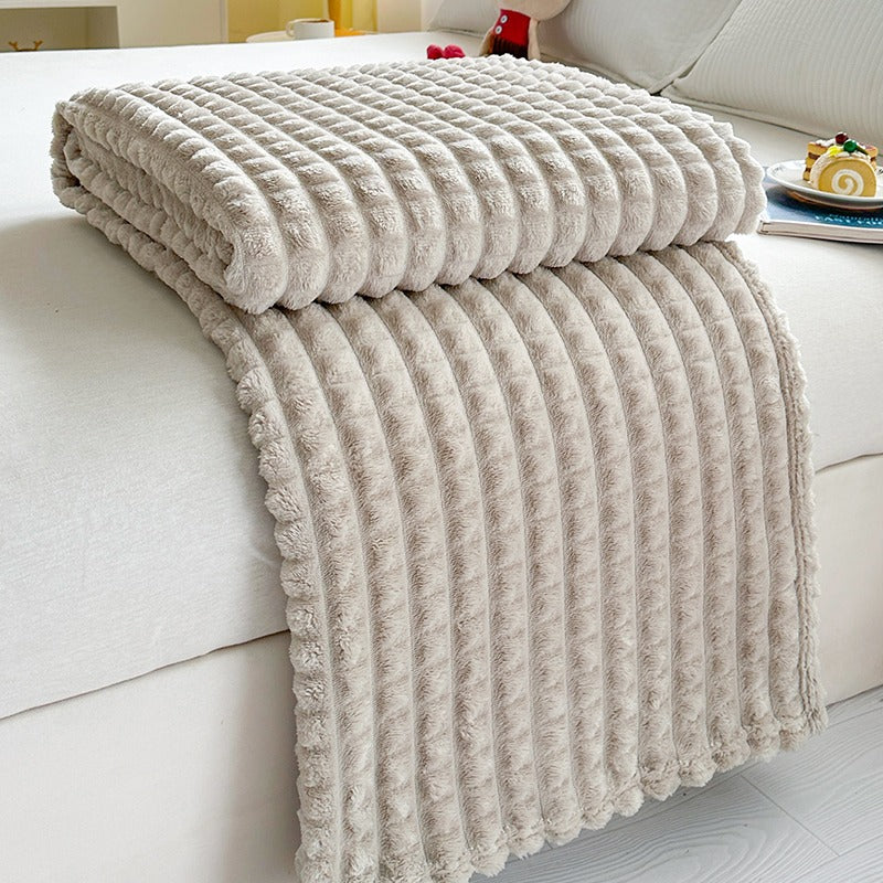 Ridge Textured Throw Blanket