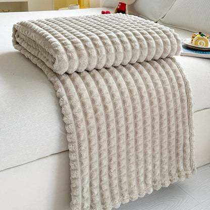 Ridge Textured Throw Blanket