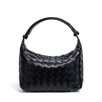 Handmade Woven Leather Mini Bag Acalora