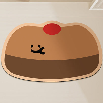 Playful Cloud-Shaped Bath Mat