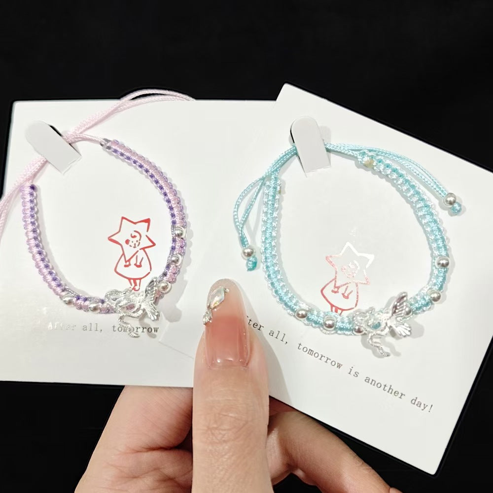 Adjustable Butterfly Charm Bracelet Acalora