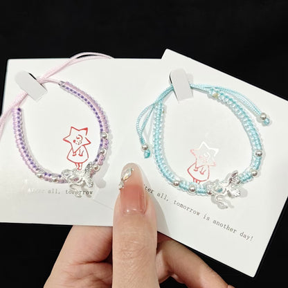 Adjustable Butterfly Charm Bracelet Acalora