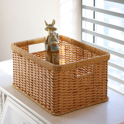 Unisex Practical Storage Basket with Open Handles Karnz