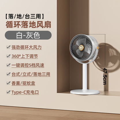 Unisex adjustable 360-degree oscillating fan Brehn