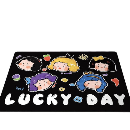 Cartoon-Inspired Bathroom Mat