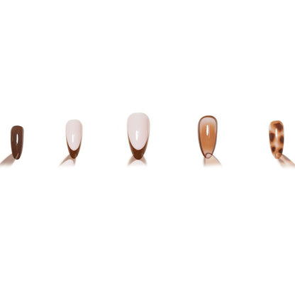 Artistic Stiletto Press-On Nail Set with Modern Design Acalora
