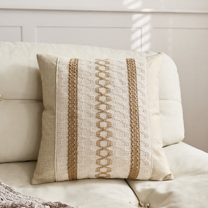 Decorative Knit Textured Throw Pillow