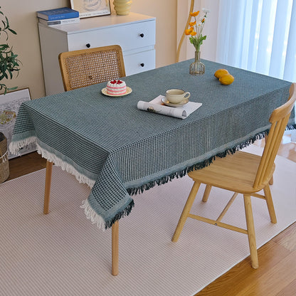 Decorative Fringed Tablecloth