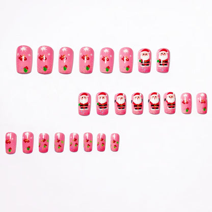 Festive 3D Santa Nail Art Acalora