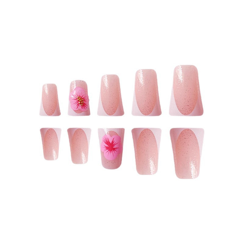 Floral Design Press-On Nails Acalora