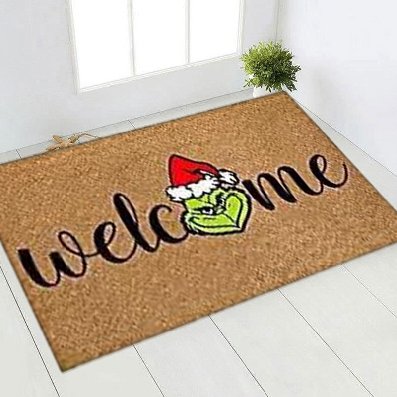 Holiday-Themed Welcome Mat