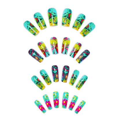 3D Artistic Floral Nail Art Acalora