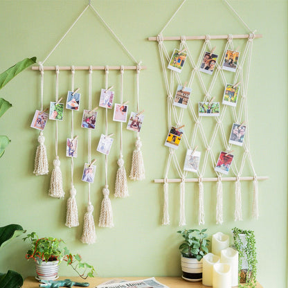 Elegant Macrame Wall Tapestry with Artistic Design