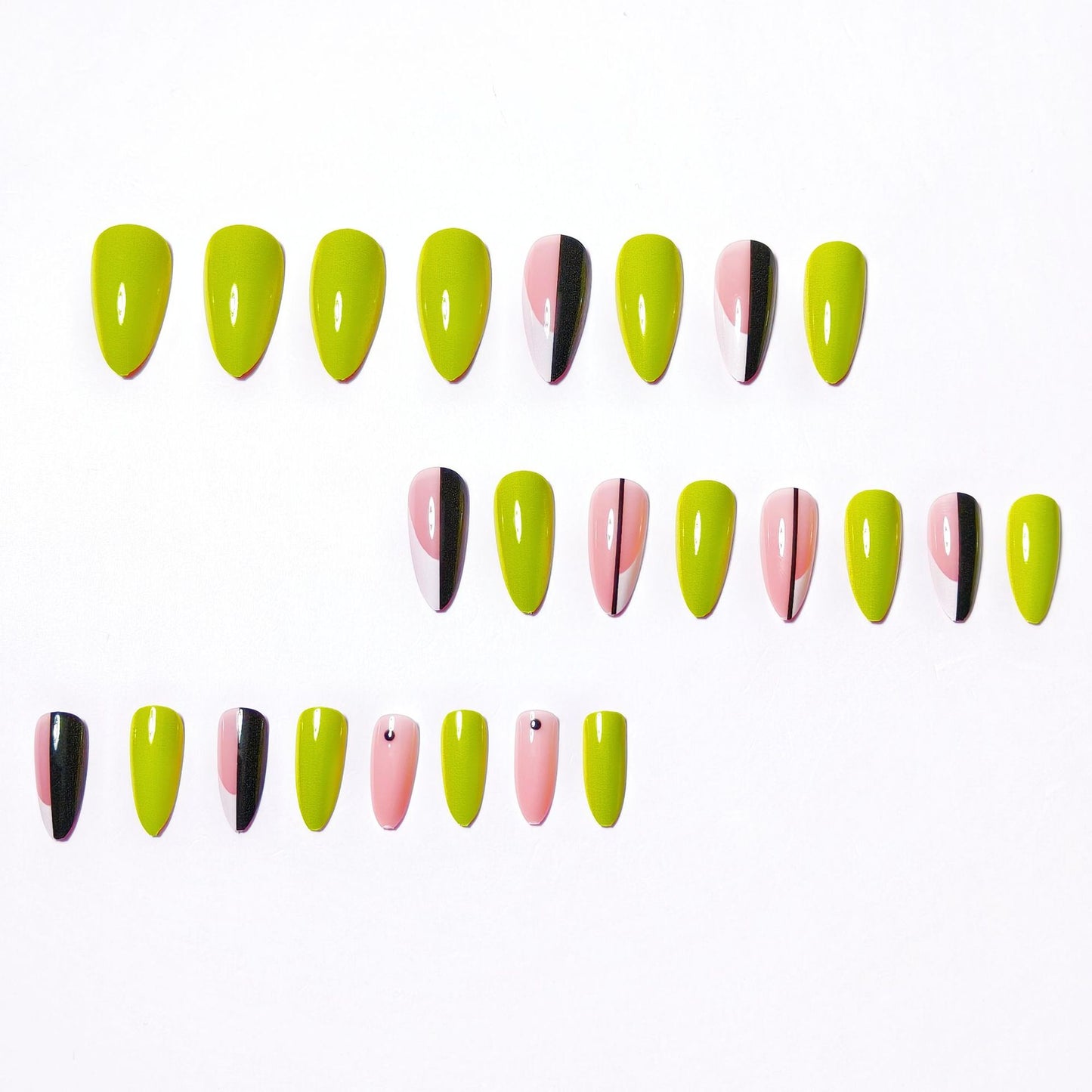 Edgy Angular Nail Art Acalora