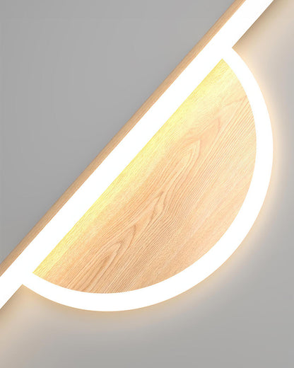 Skanto | Modern Wooden Arc Wall Lamp