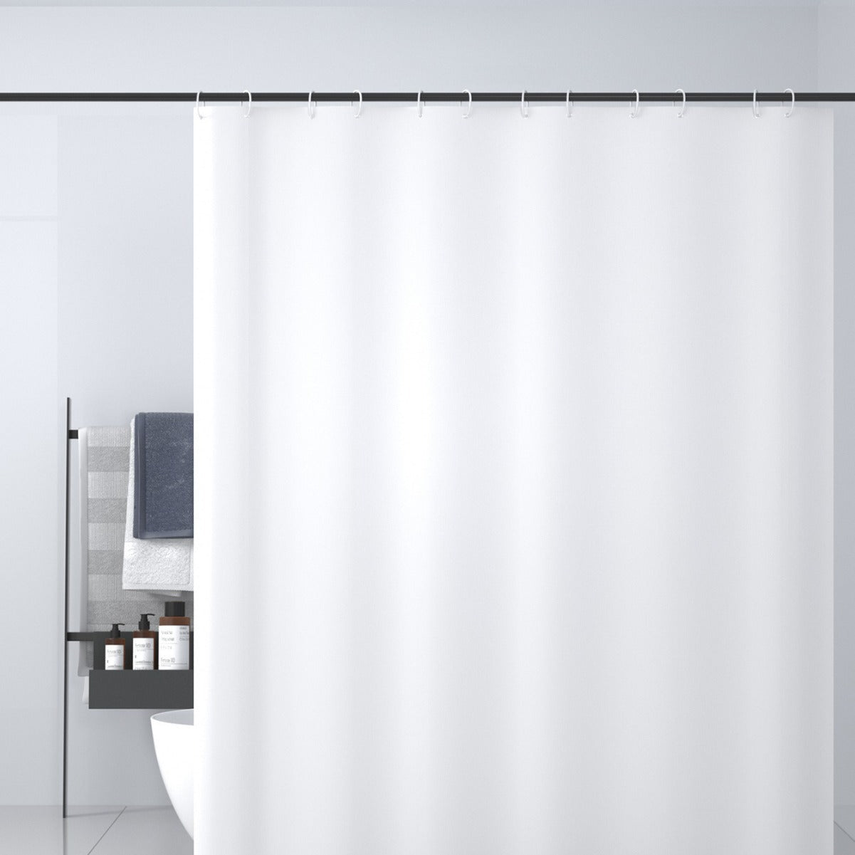 Premium Water-Repellent Shower Curtain