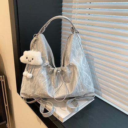 Crinkled Pouch Handbag Acalora