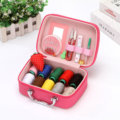 BowLift | CraftVault Portable Sewing Kit in Faux Leather Case