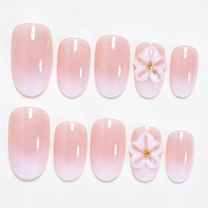 Elegant Floral Nail Art Acalora