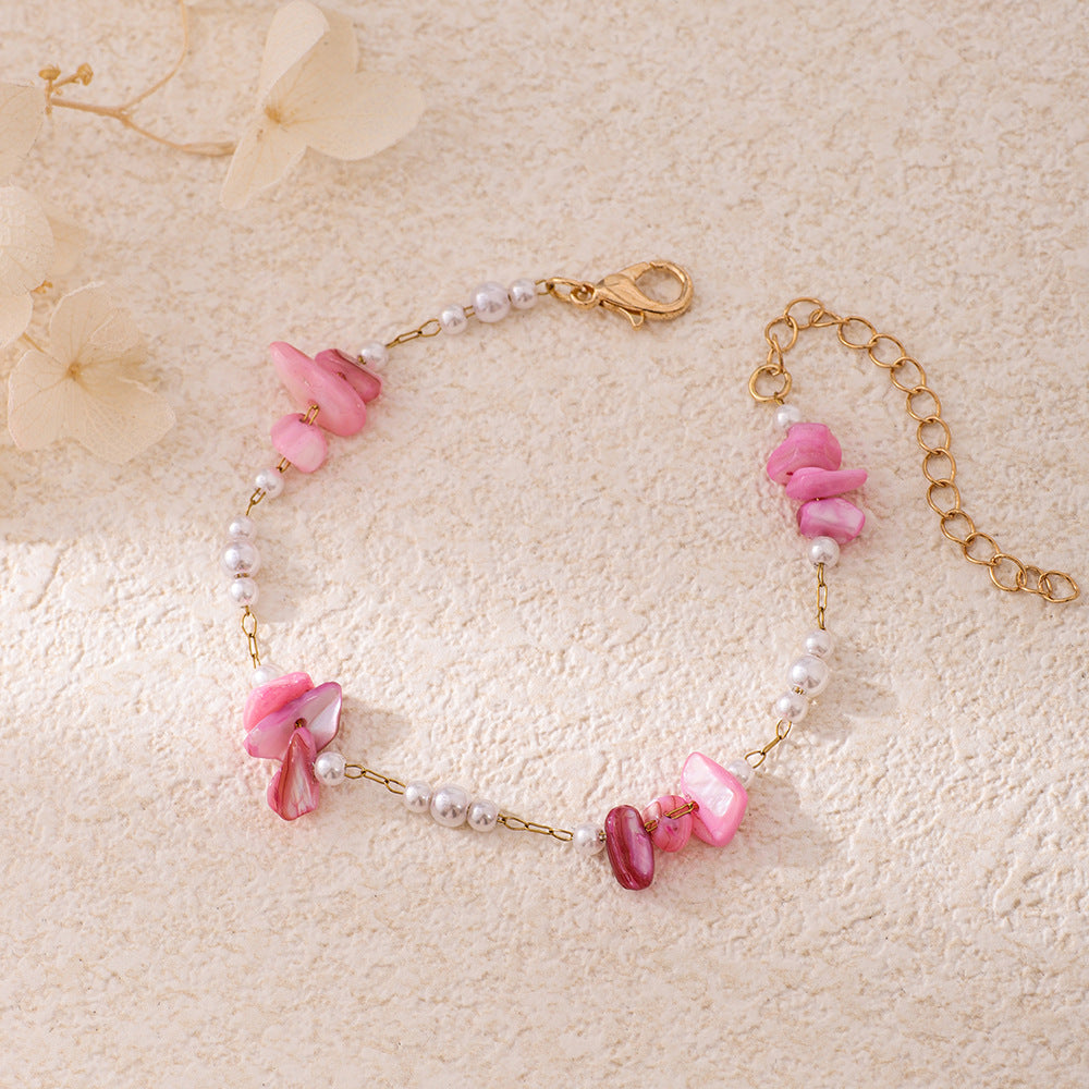 Chic Pearl and Gemstone Bracelet Acalora