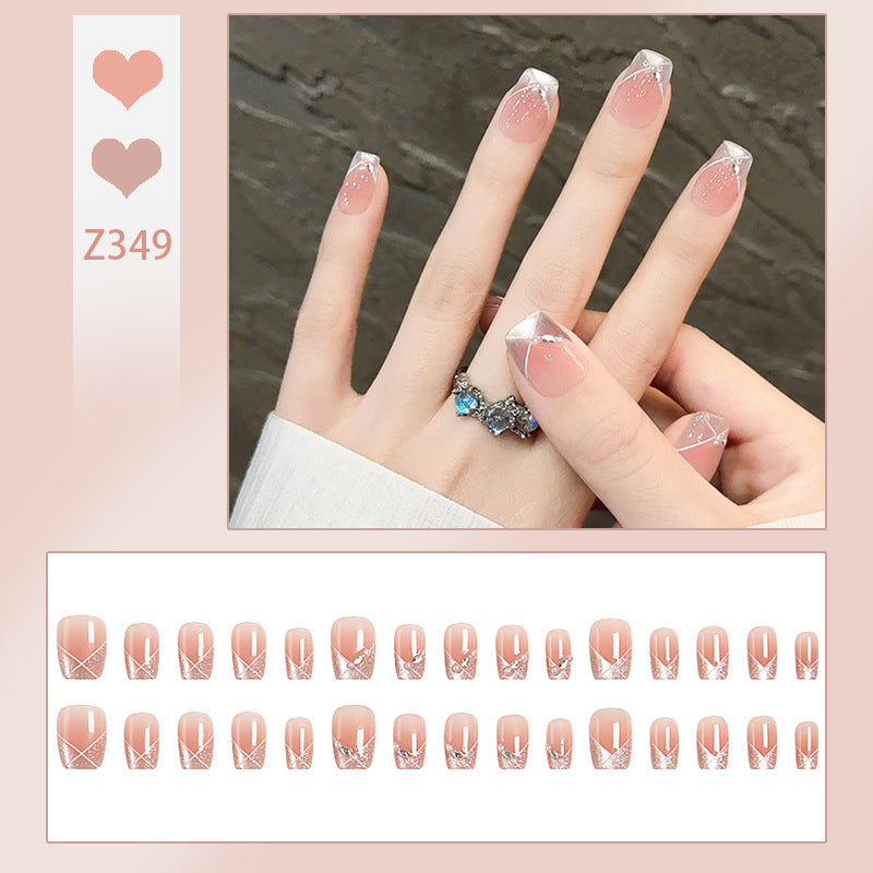 Artificial Nail Set with Glitter Accents Acalora