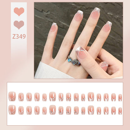 Artificial Nail Set with Glitter Accents Acalora