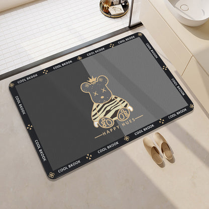 Playful Citrus Bath Mat Acalora