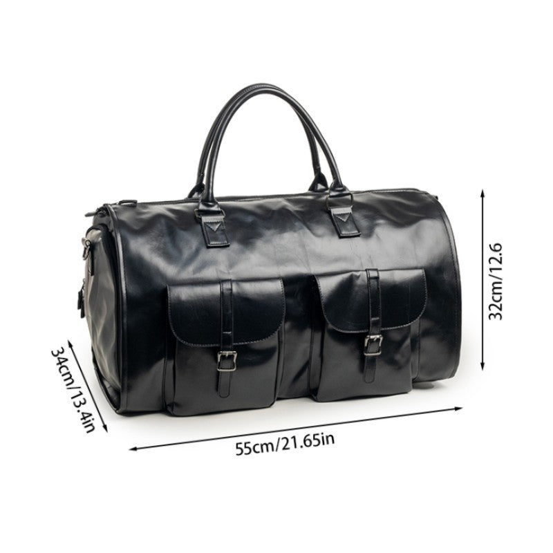 Premium Leather Duffel Bag Acalora