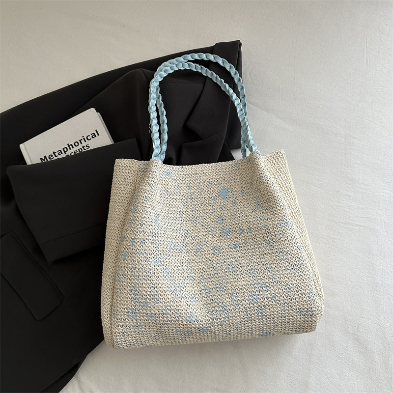 Chic Woven Tote Bag Acalora