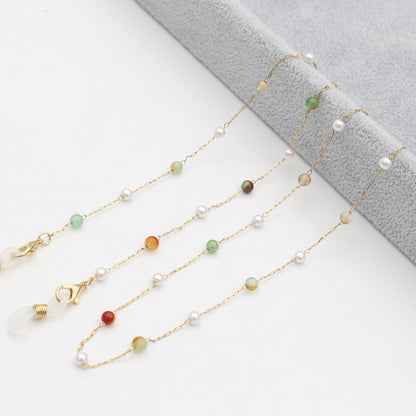 Elegant Multi-Color Eyewear Chain Acalora