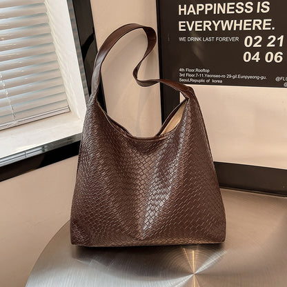 Woven Leather Shoulder Bag Acalora