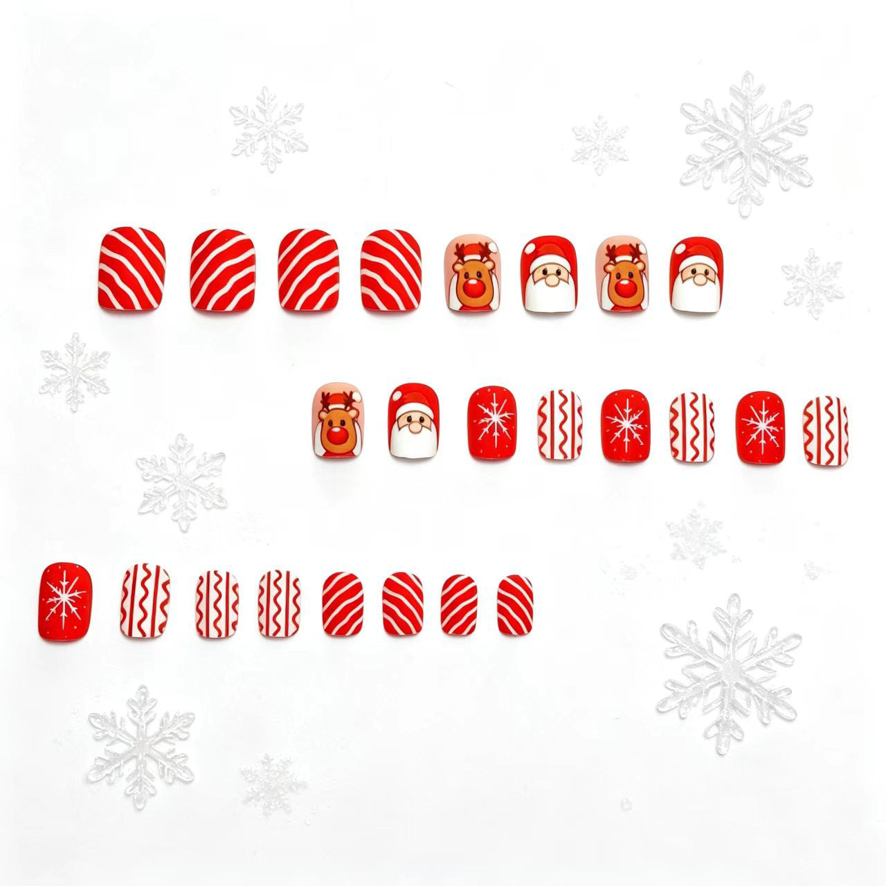 Festive Holiday-Themed Nail Art Acalora 1788155423