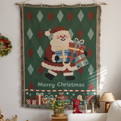 Artistic Space-Themed Throw Blanket